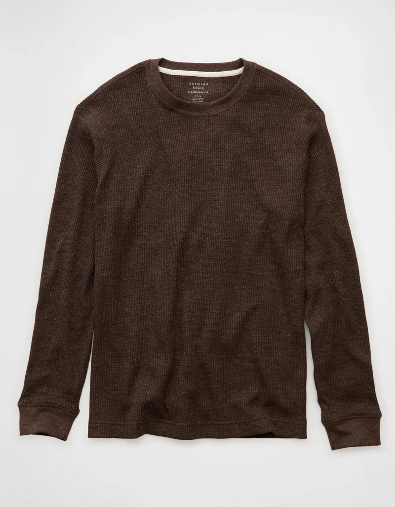 American Eagle  AE Long-Sleeve Thermal T-Shirt for Men | Best Price UAE