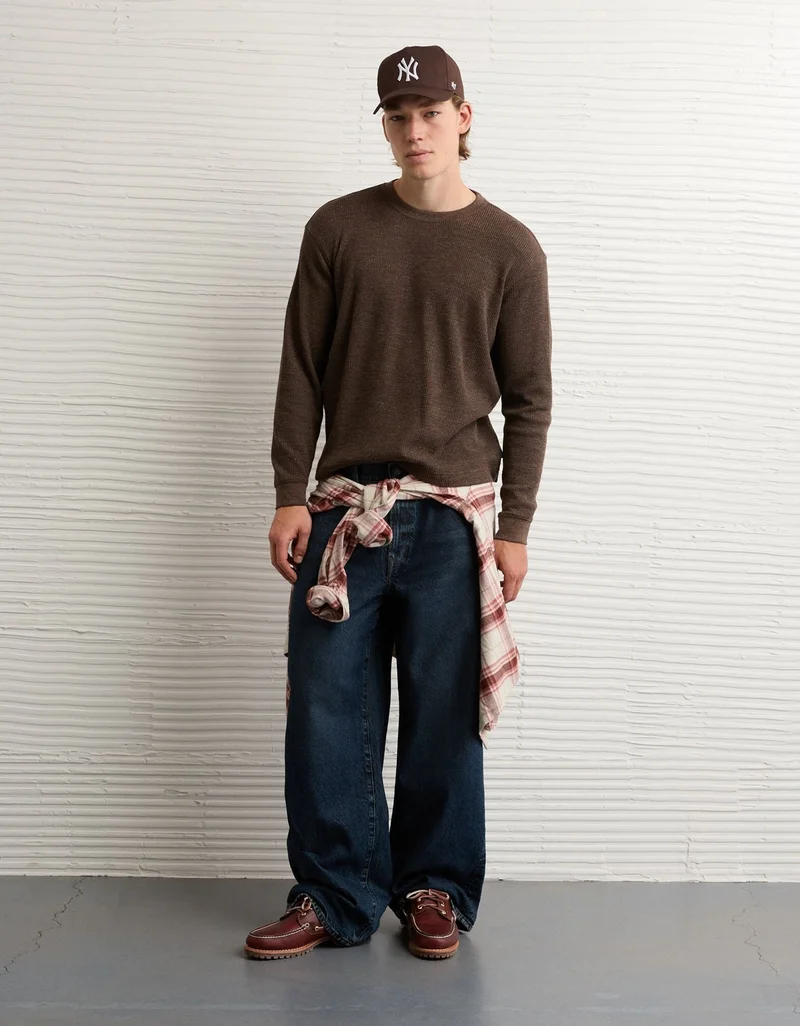 American Eagle AE Long-Sleeve Thermal T-Shirt