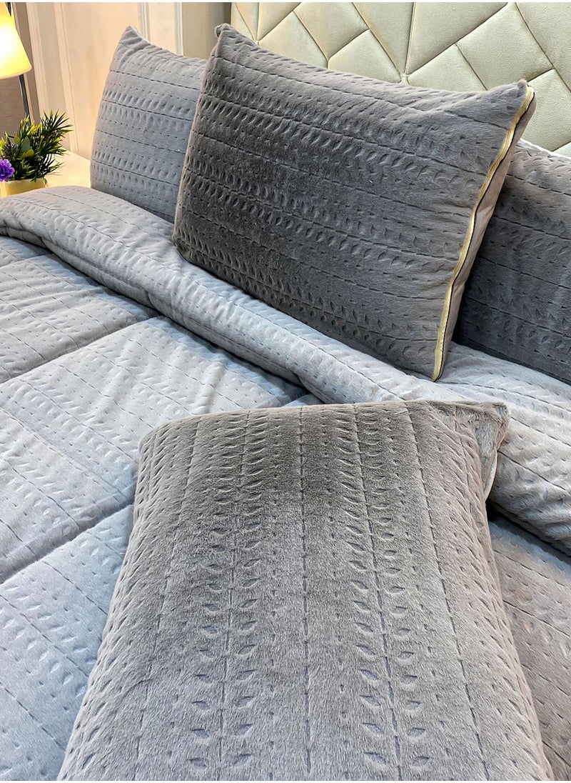 Family Bed Fox quilt set fur 3 pieces size 240 × 240 cm model 1627 from Family Bed  - Image 2