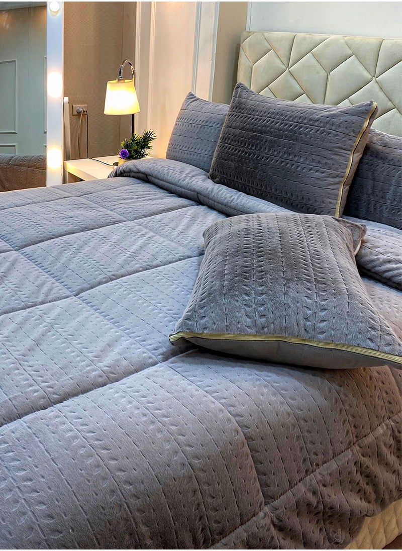 Family Bed Fox quilt set fur 3 pieces size 240 × 240 cm model 1627 from Family Bed  - Image 1