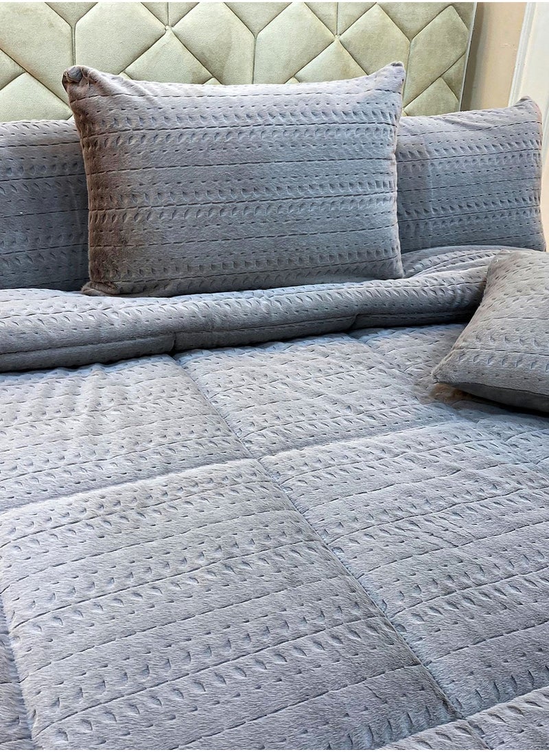 Family Bed Fox quilt set fur 3 pieces size 240 × 240 cm model 1627 from Family Bed  - Image 4