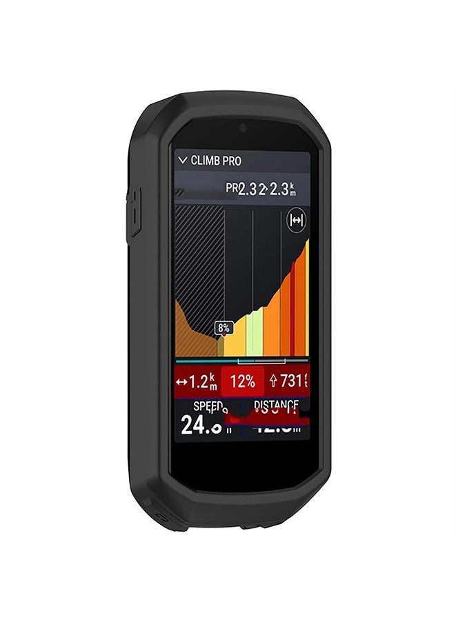 Muyixin Protector Case Compatible with Garmin Edge 1050 Case Soft Silicone Cover Anti-Scratch Bumper Protective Shell for Garmin Edge 1050 Cover (Black)  - Image 5
