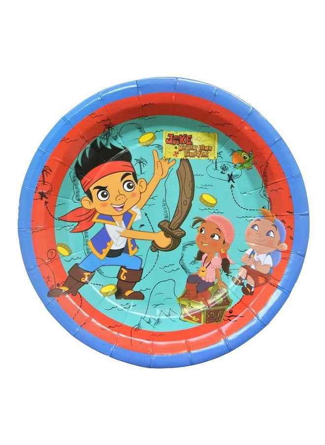 Funcart Funcart Jake and The Never Land Pirates 9'' Paper Plate(8 Pcs/Pack) 