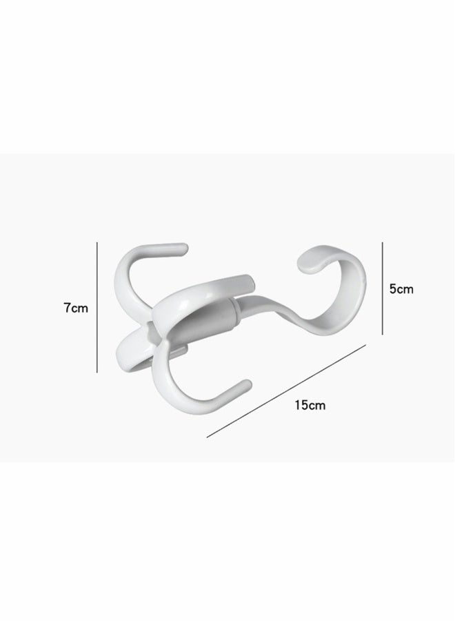 Loquat 360 Degree Rotatable Hook Wardrobe Multi-Functional Bag Tie Hanger - Image 4