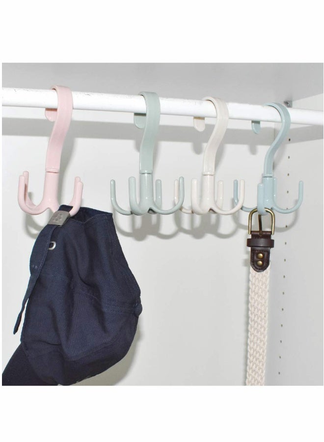 Loquat 360 Degree Rotatable Hook Wardrobe Multi-Functional Bag Tie Hanger - Image 2