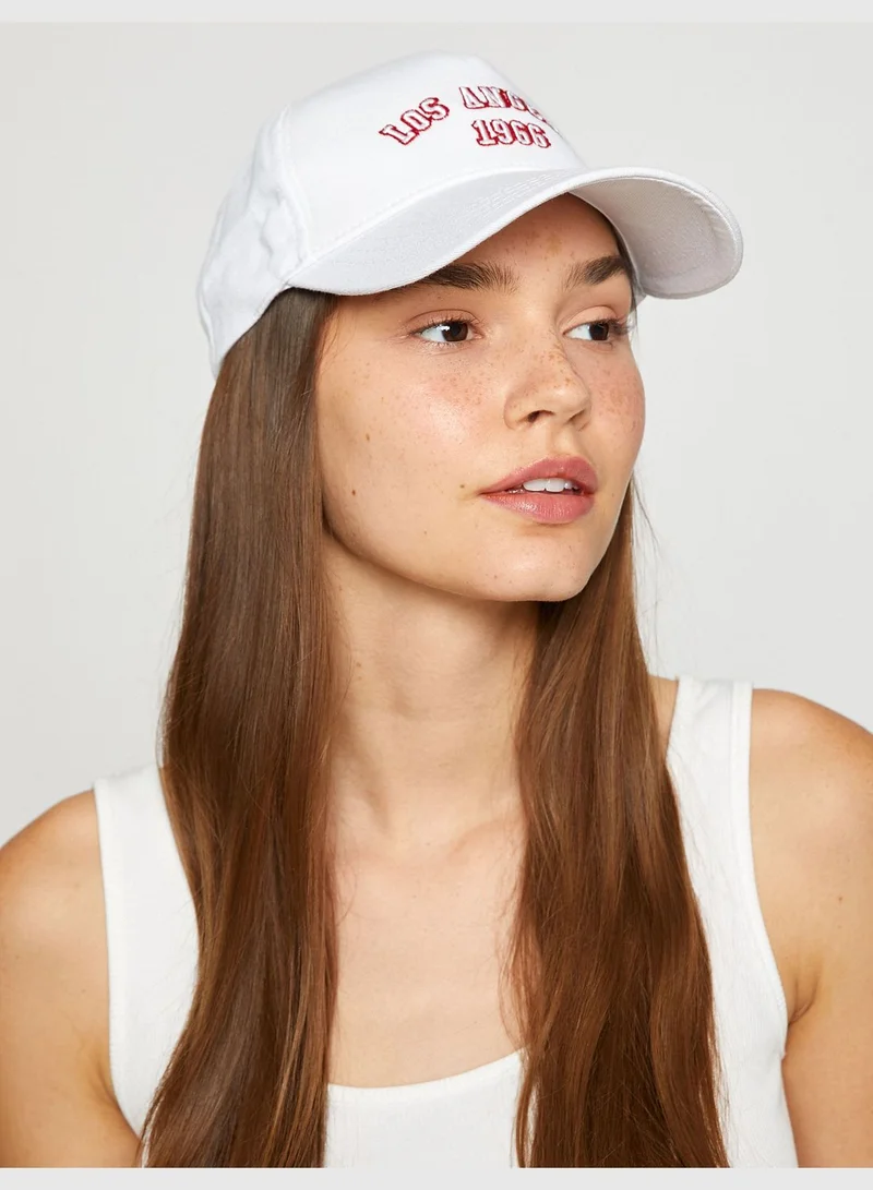 KOTON Embroidered Hat
