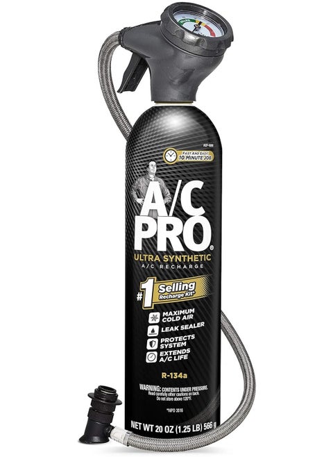 A/C Pro Ultra Synthetic R134a AC Recharge Kit