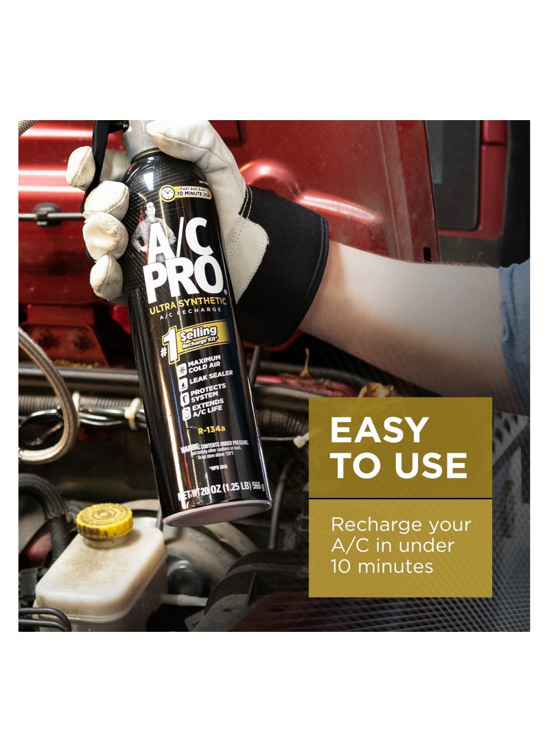 A/C Pro - A/C Pro Ultra Synthetic R134a AC Recharge Kit - Image 1