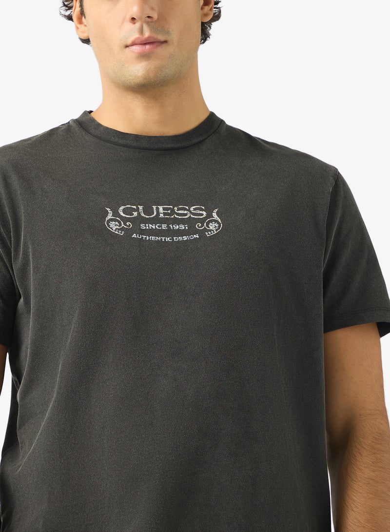 GUESS Short Sleeve World Famaous T-Shirt - Image 3