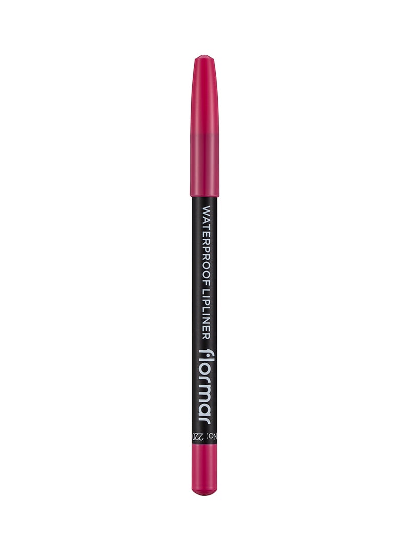 Waterproof Lipliner Pencil 220 Rebellious Fuchsia