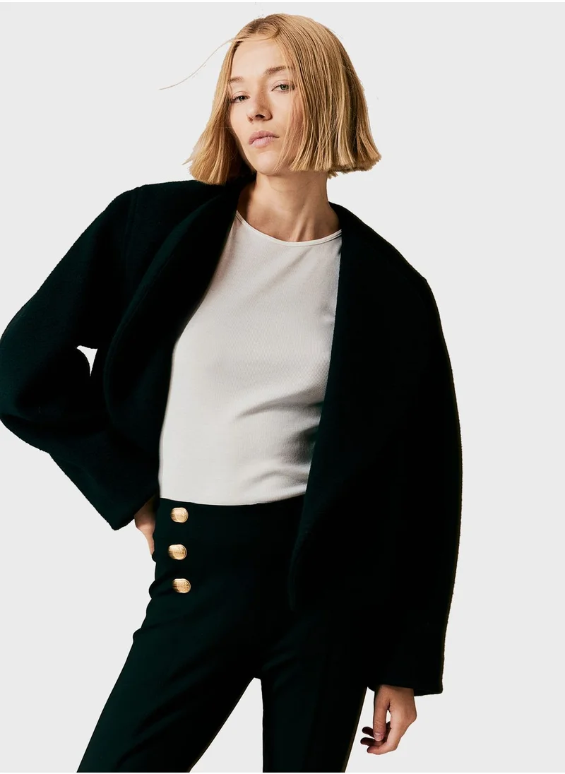 H&M Button Detail High Waist Leggings