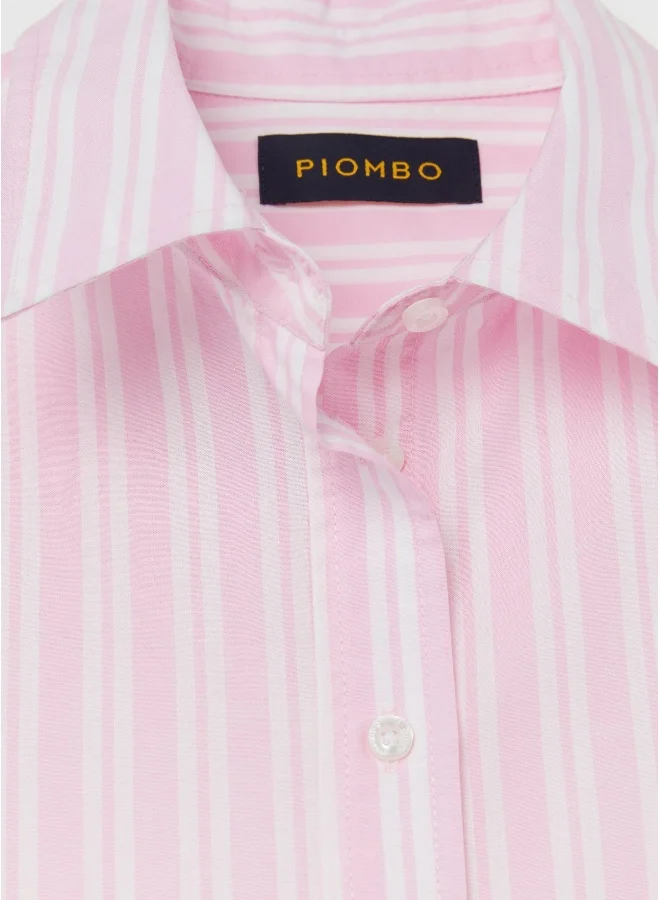 او في اس Cotton poplin shirt