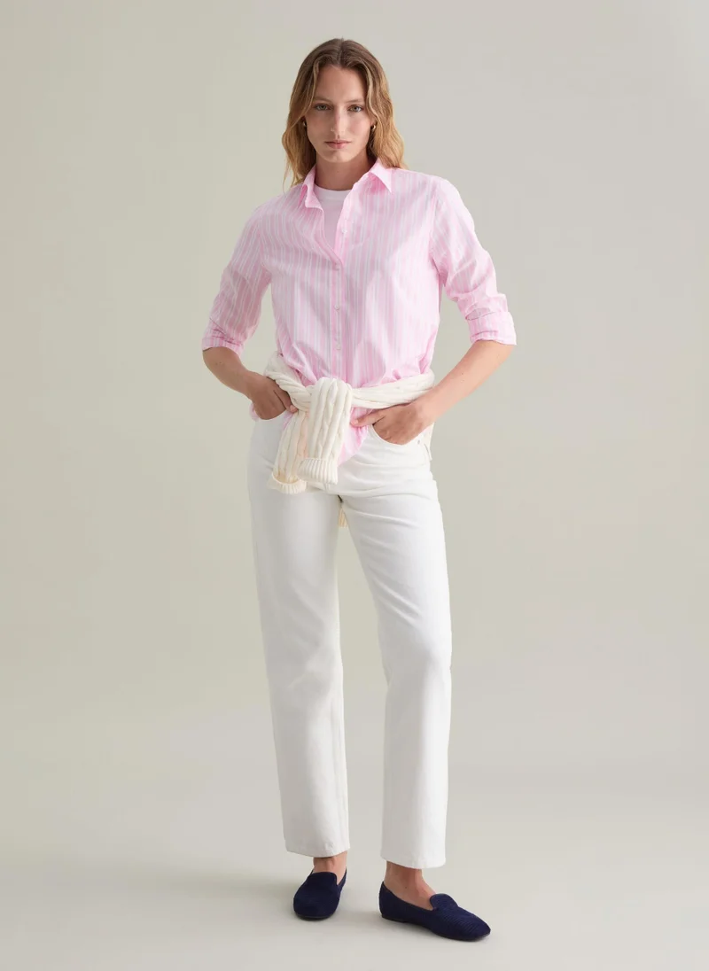 او في اس Cotton poplin shirt