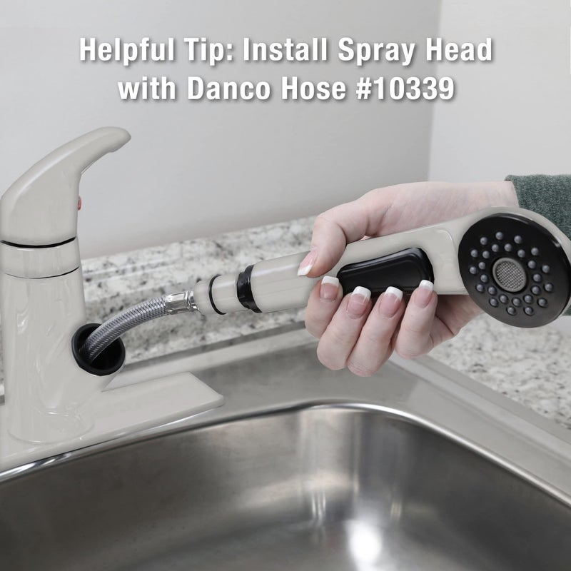 Danco 10415 Pullout Kitchen Spray Head, White - Image 3