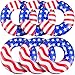 Relaxgiant USA Flag Pool Float 36 America Flag Inflatable Ring Pool Float Patriotic Round Swim Tube for Beach Lake Ocean Water Sports Summer Swimming Fun for Adults Teens6 Pcs - Image 3