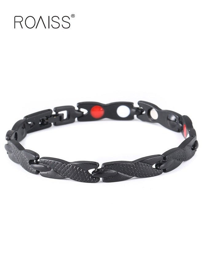 Chic Magnetic Dragon Textured Bracelet Fashionable Geometric Detachable Cuff Bangle Multicolor Casual Wrist Jewelry Gift for Men Father Brother Black - pzsku/ZFF22718A7A362D1F1288Z/45/_/1729309469/530075dc-67e6-48b4-98b9-c824615043b7