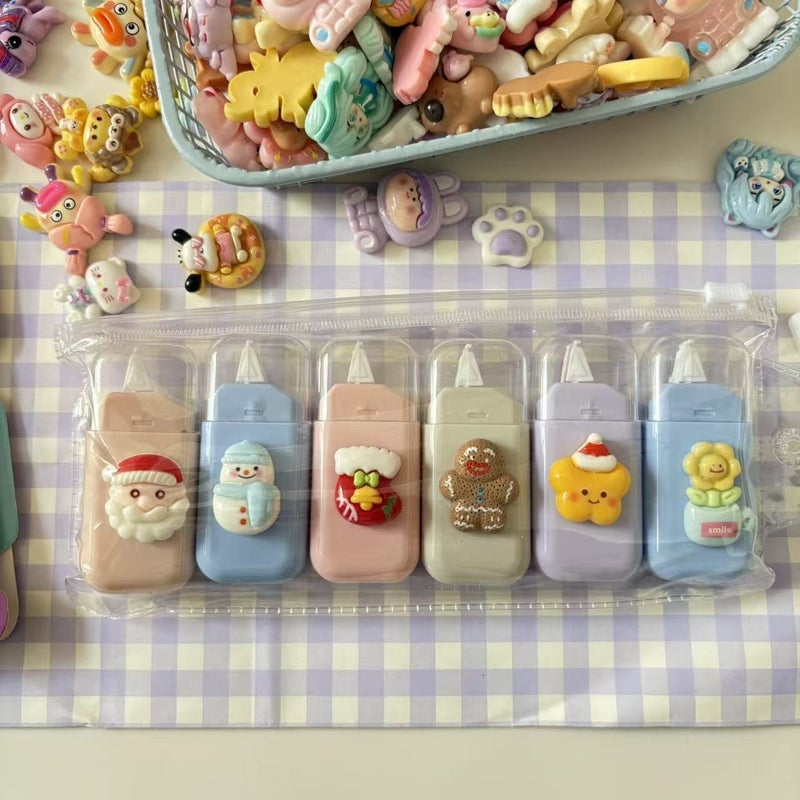 Cute Cartoon Correction Tape for School, Funny Ugly Cute Series, High Appearance Student Correction Tape