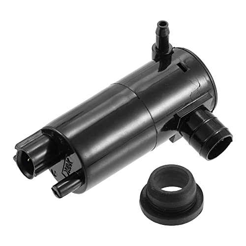 ACROPIX Windshield Washer Motor Pump with Grommet for Nissan Altima Rogue Maxima NV200 Versa - Pack of 1 Black - Image 1
