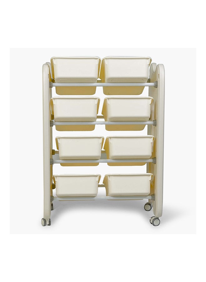 Home Box Toys Organizer Iris Kinder 4-Tier Portable Toy Organiser with 8 Boxes 56 x 81 x 38 cm  - Image 4