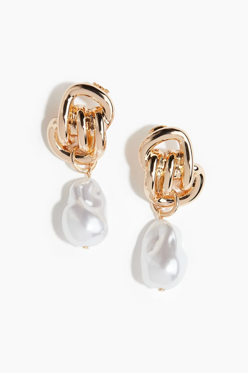 H&M Bead-pendant earrings