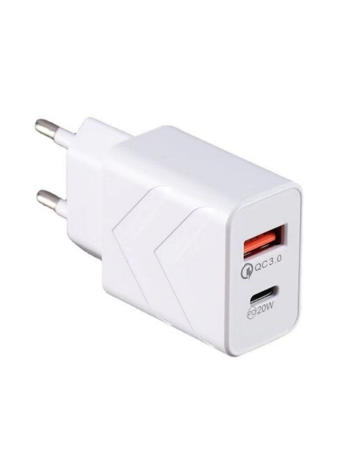 3ausb Fast Charging Head QC3.0 Typec Dual-port Single-port Fast Charger Mobile Phone Notebook Universal US Gauge 