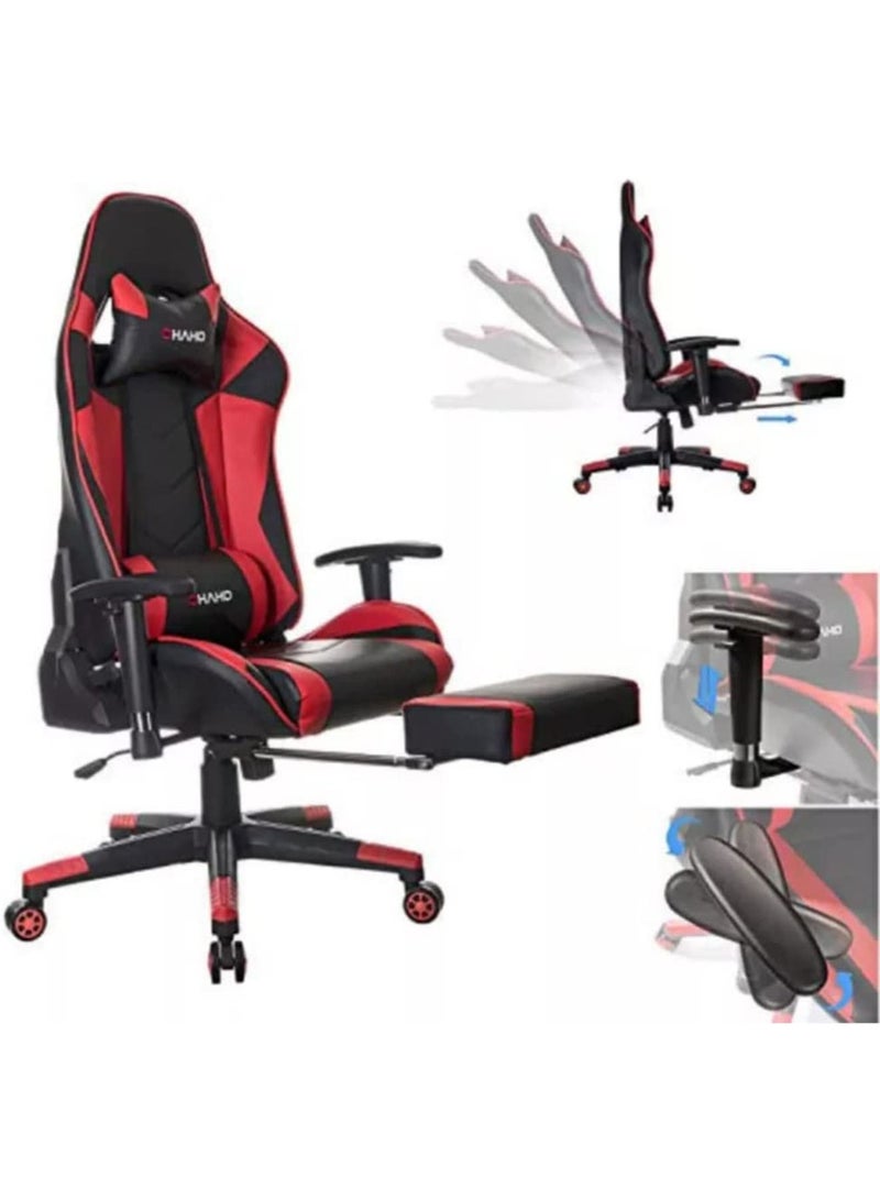 GT-Wheel Ergonomic Office Gaming Chair High Back Computer Chair with Footrest 360° Swivel and Lumbar Support - Image 3