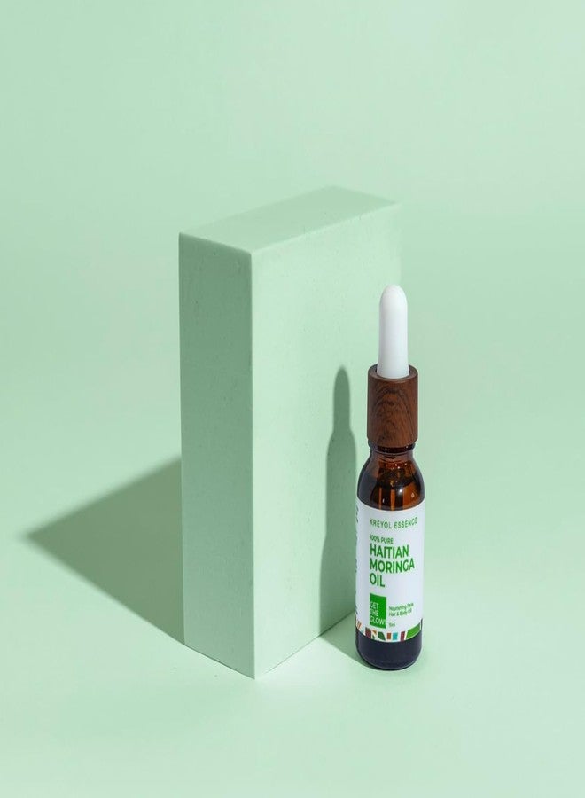 KREYÒL ESSENCE Kreyol Essence - Haitian Moringa Oil 15 Ml - For Face, Hair and Body, 40 Antioxidants, Behenic, Oleic Acid and Vitamin C, For All Skin Types, Natural Ingredients - Image 2
