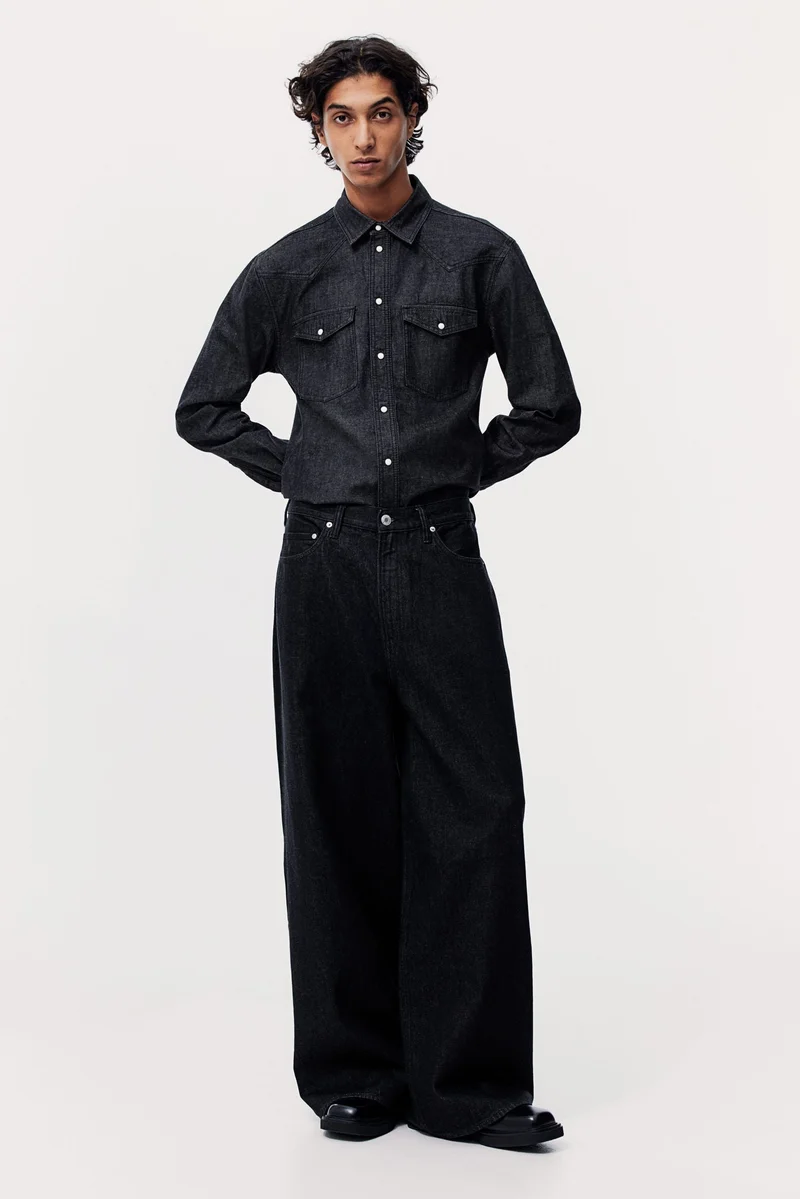 H&M Regular Fit Denim shirt