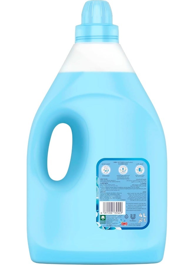 Comfort منعم الأقمشة COMFORT، ندى الربيع، بتقنية انفجار الانتعاش لرائحة تدوم طويلاً وملابس ناعمة، 4 لتر - Image 2