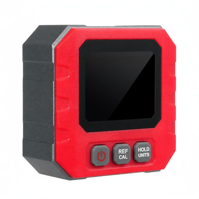 4*90° Portable Digital Inclinometer Backlight Digital Protractor Slope Meter Digital Angle Ruler Five-side Magnetics Multifunctional Protractor with Data Hold Function - Image 1