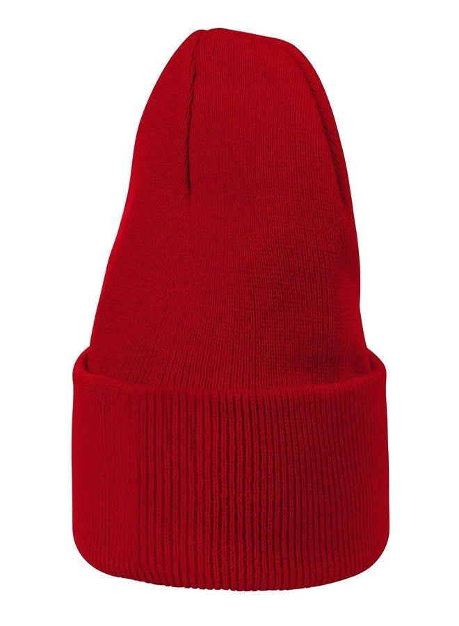 زاندو قبعات زاندو الشتوية للأطفال - قبعة صوفية حمراء للأولاد والبنات، من عمر 4 إلى 8 سنوات، مقاس الأطفال الصغار من 3 إلى 8 سنوات - Image 2