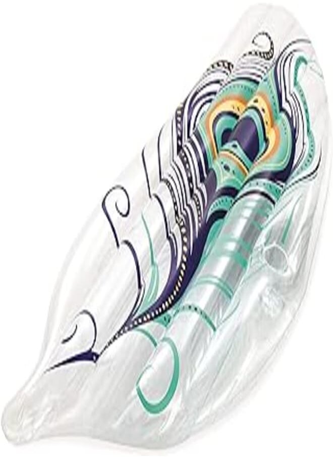 Toys - Bestway 6'2" x 31"/1.89m x 79cm peacock feather lounge - Image 1