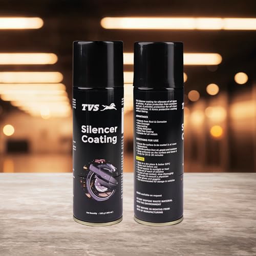 TVS Silencer Coating Spray for Bike, Prevent Rust and Leak, Diesel wash Resistance (160g) - Image 3