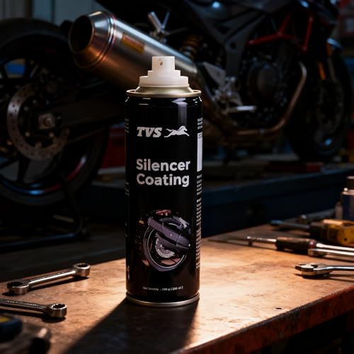 TVS Silencer Coating Spray for Bike, Prevent Rust and Leak, Diesel wash Resistance (160g) - Image 2