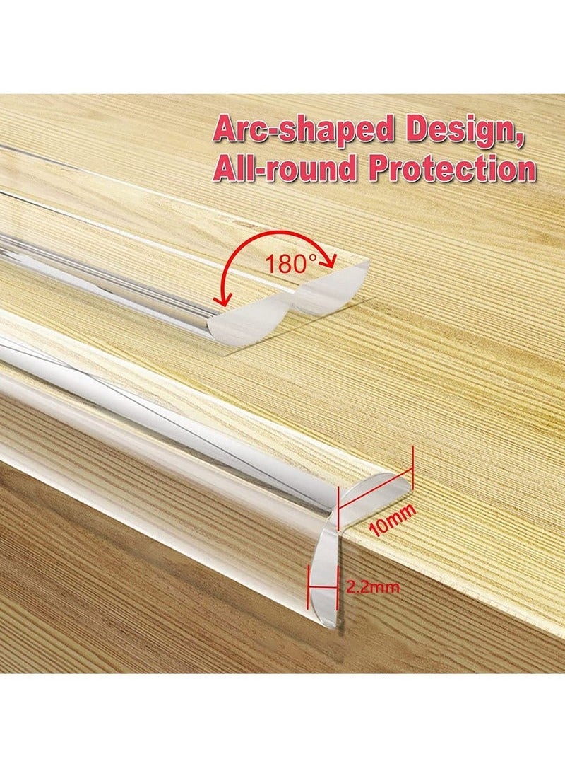 ELFSA Silicone PVC Safety Corner Protector,Edge Protector Strip Clear, Tables Corner Guards Child Safety, Soft Silicone Bumper Strip for Sharp Corners of Cabinets Tables Drawers (3Mx1.5CM)  - Image 5