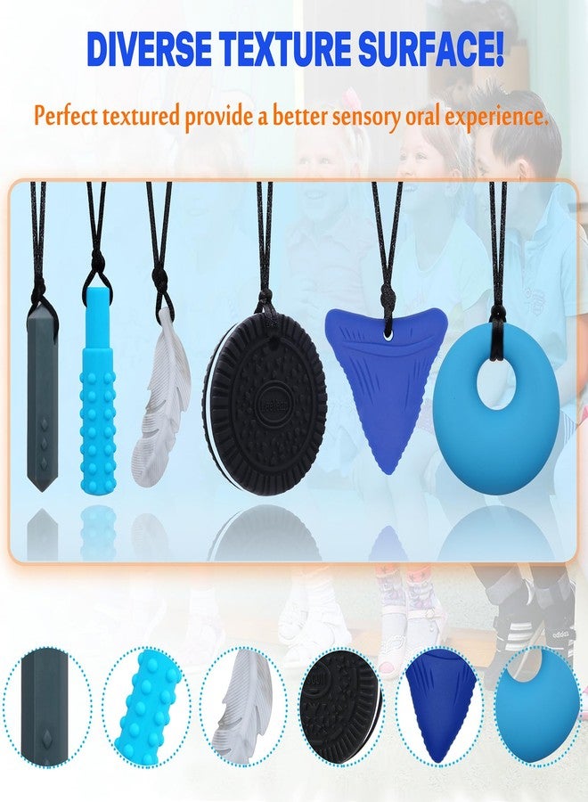 LeeYean Chew Necklaces for Sensory Kids, Sensory Toys for Kids with Autism, ADHD, SPD, Chewing, Autism Sensory Products Reduce Adult Anxiety Fidgeting - Image 4