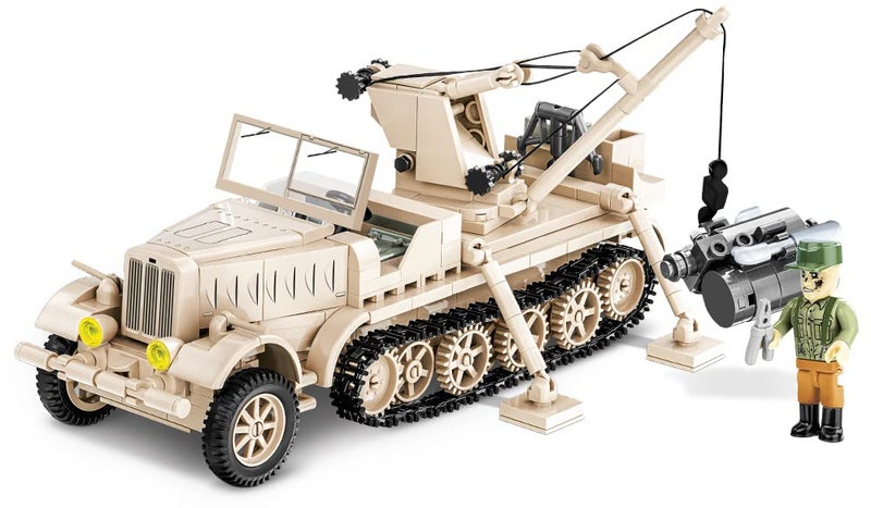 COBI Historical Collection WWII SdKfz 91 FAMO Vehicle Building Set 498 Pieces - Image 3