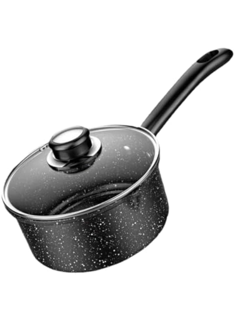 Arabest Stockpot Maifan Stone Milk Pot Non-Stick Pot Household Food Supplement Pot Milk Pot with Hot Milk Noodle Soup Pot Pans -Without Cover||22cm(with Lid) - Image 5