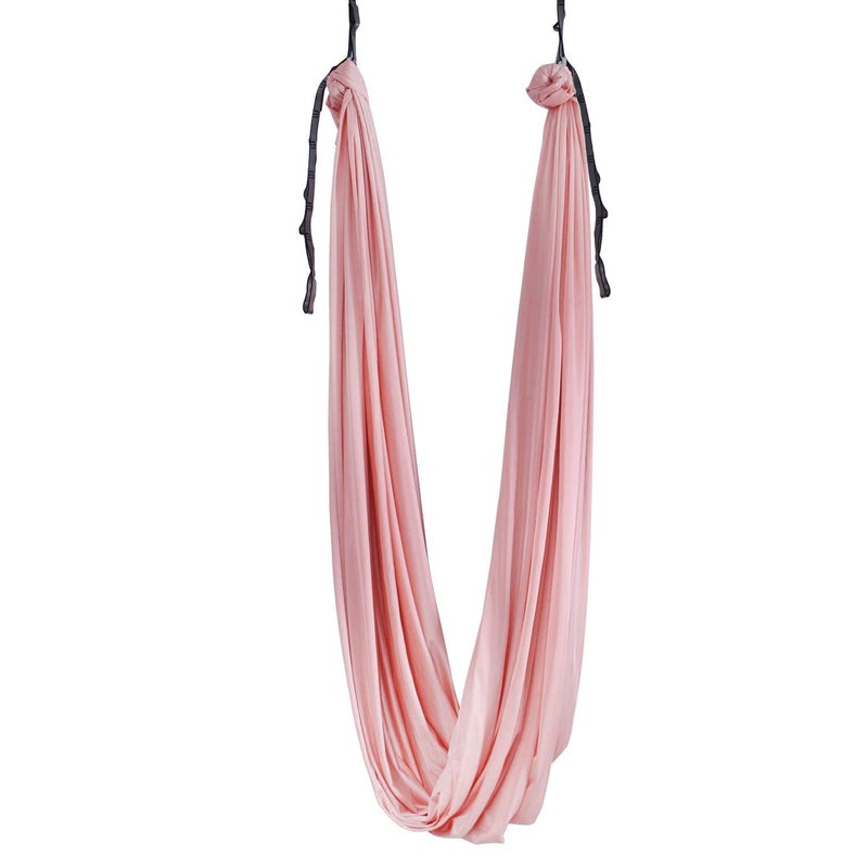 Flife F.Life Aerial Yoga Hammock 5.5 yards Premium Aerial Silk Fabric Swing for Antigravity Inversion Include Daisy Chain,Carabiner and Pose Guide - Image 4