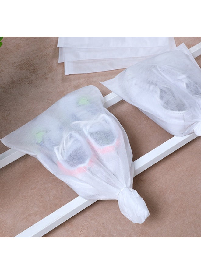 30 قطعة من أكياس الأحذية المقاومة للغبار مع حبل، 32X38 سم - Image 2