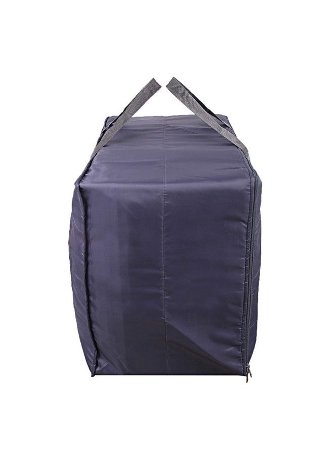 Kuber Industries Rectangular Parachute Jumbo Underbed Moisture Proof Storage Bag with Zipper Closure and Handle (Grey, Standard) - CTKTC06896 - Image 4