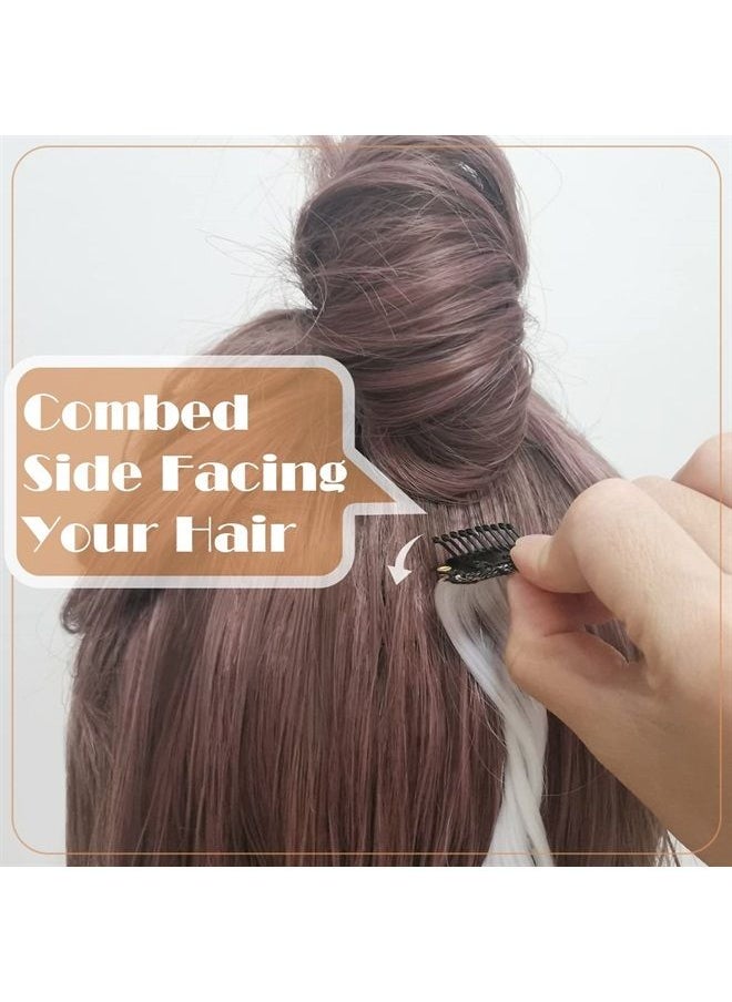 Dreamlover Wig Clips, Hair Extension Clips, Wig Clips to Secure Wig, 10 Teeth, 30 Pieces  - Image 5