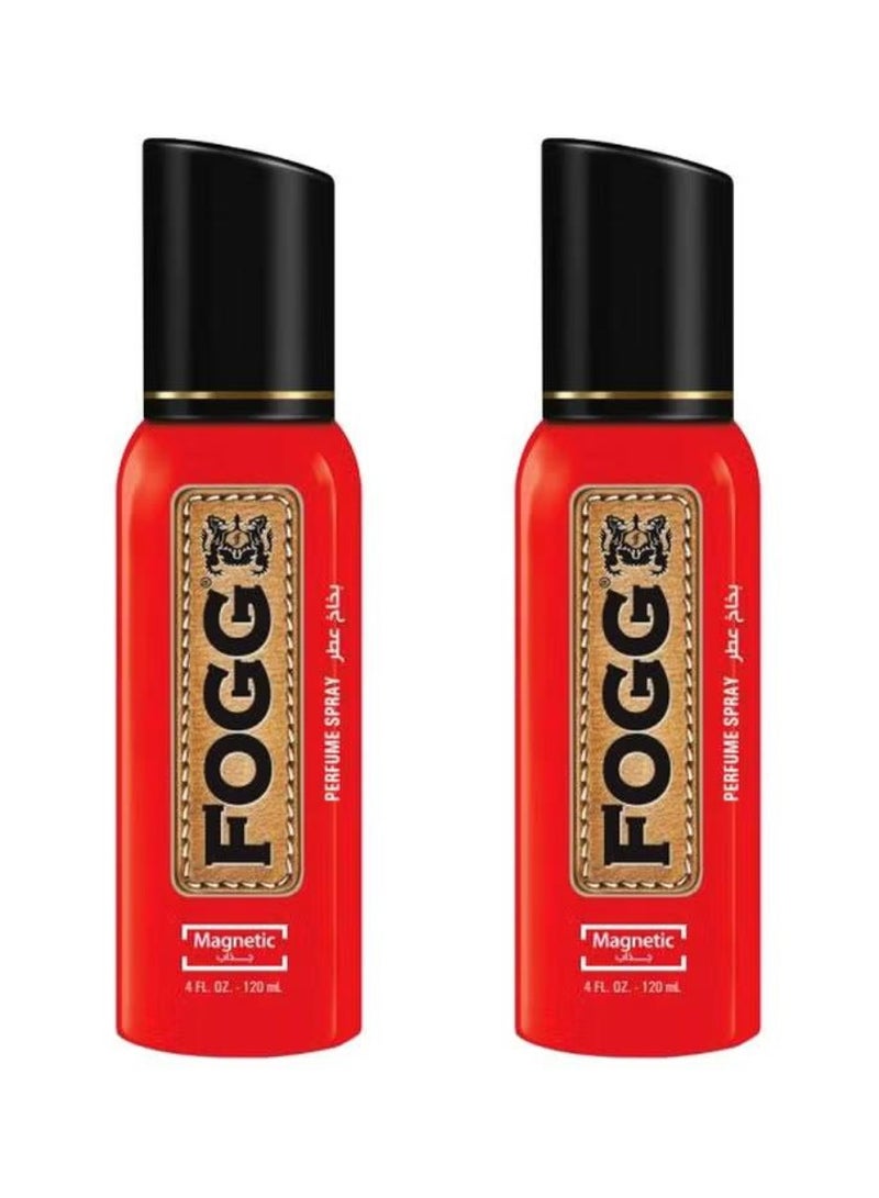 FOGG Magnetic Body Spray 120ml 2pcs