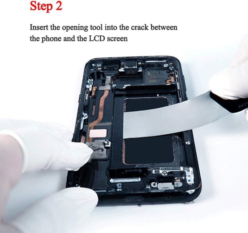 RYN New Universal ToolPlus Mobile Phone Curved LCD Screen Opening Tool Ultra Thin Flexible Stainless Steel Pry Spudger Disassemble Tools - Image 5