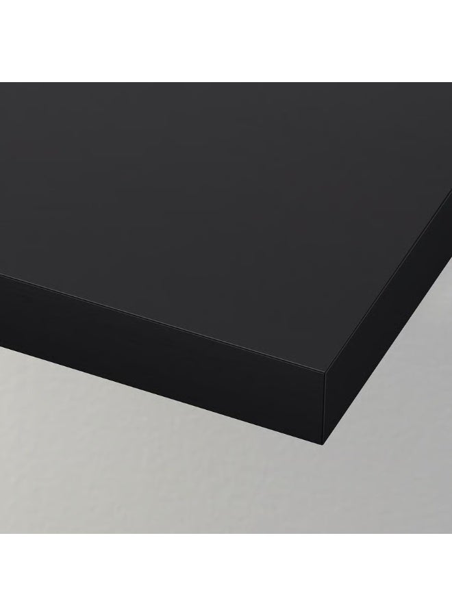 IKEA (IKEA) Wall shelf black-brown 30x26 cm - Image 3
