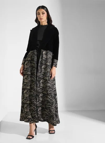 Khizana Printed Abaya