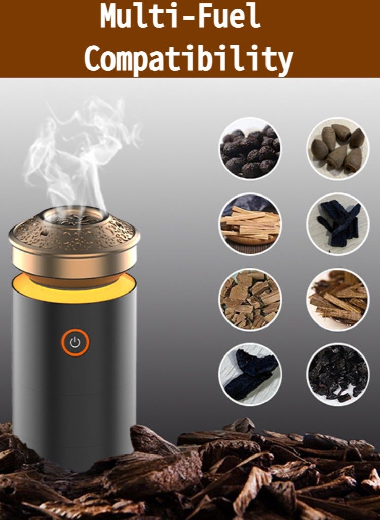 Electric Incense Burner - USB Rechargeable & Portable - Image 1