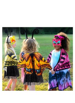 Excefore Butterfly Wings for Girls, Children Costumes Party Gifts, Suitable for Role Play Party  - Image 4