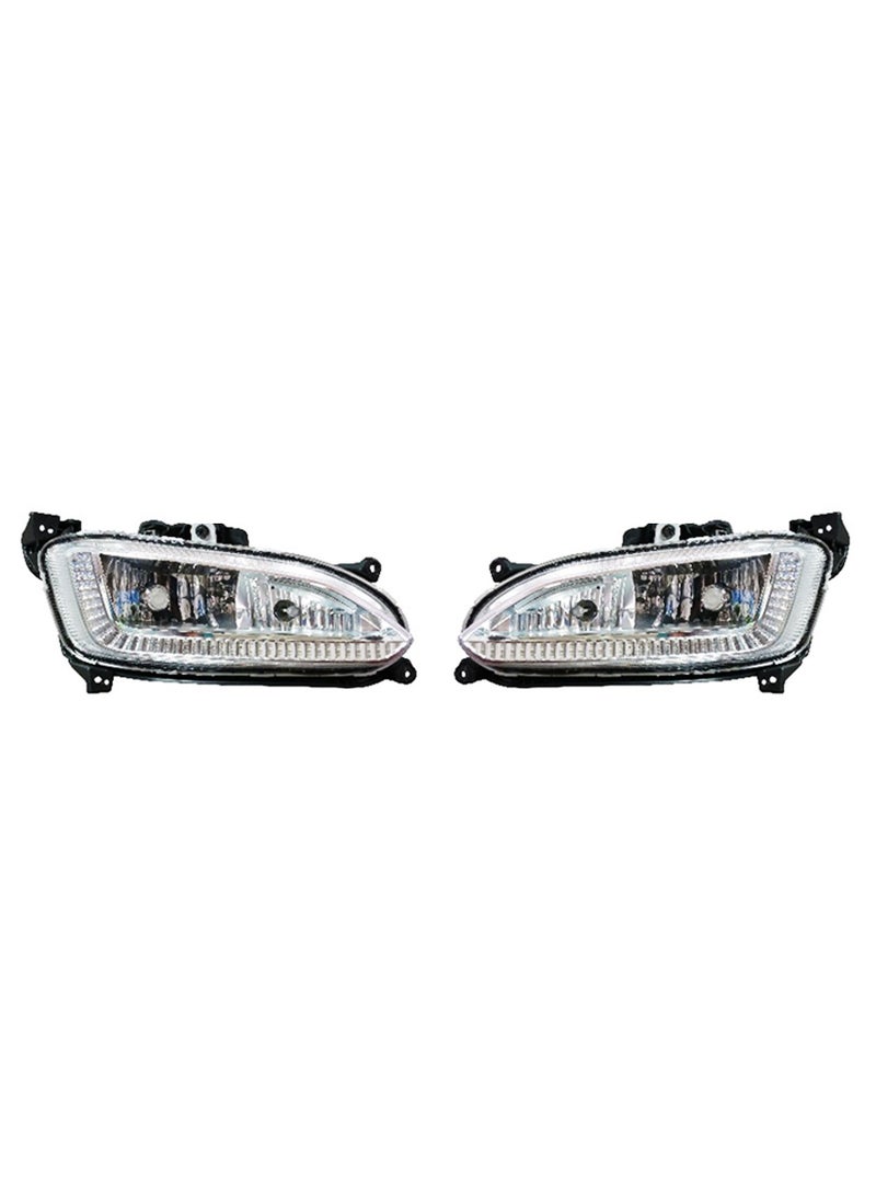 DLAA Pack of 2 HY551-LED Dlaa High Power Daytime Running light Suitable for Santa Fe 2013 - Image 3