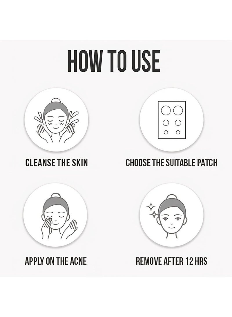 Acne patch 720 PCS Acne Patch Repair Acne Acne Fade Spots Acne Prints Cover Acne Acne Repair Patch  - Image 4